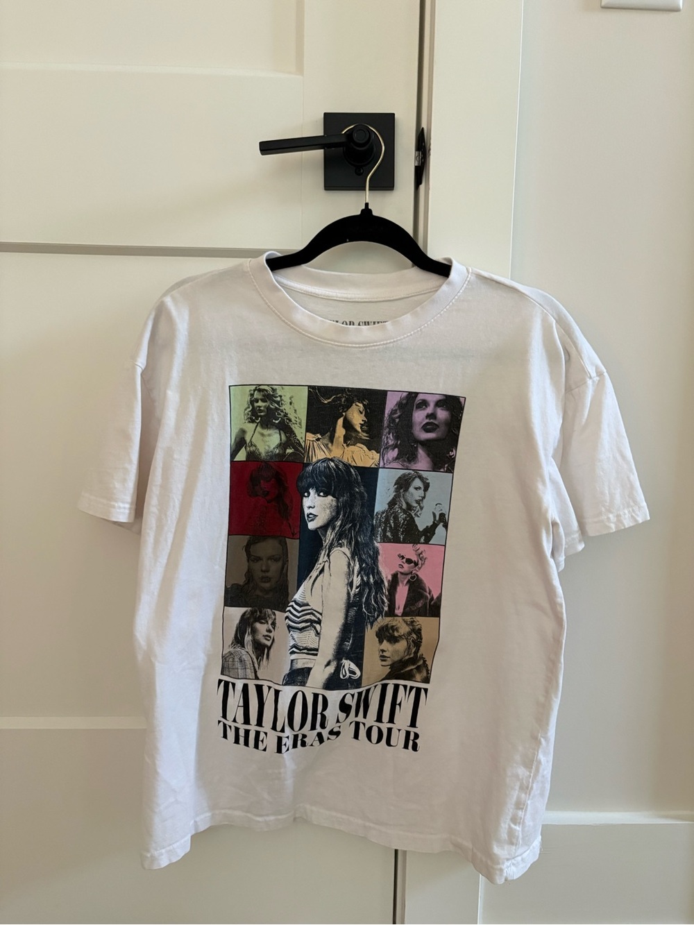 Taylor Swift White Short Sleeve 'The Eras Tour' Graphic Tee